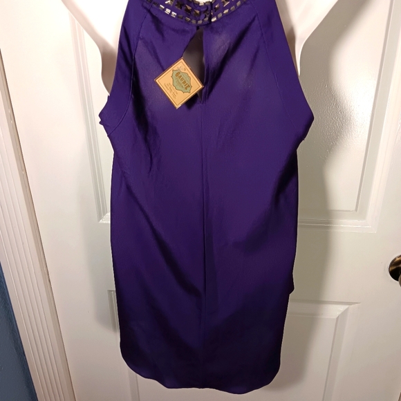 Gaudie pleated purple top NWT szS - Picture 7 of 7